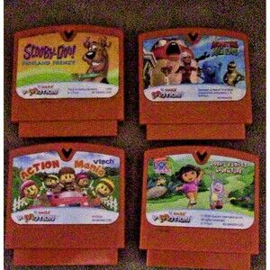 VTech V.Smile & V.Smile Motion 4 Games UNTESTED